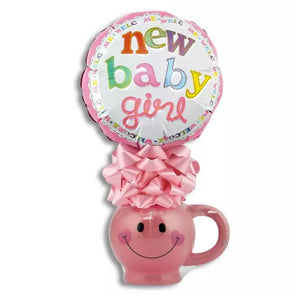 Baby Smiley Mug Kelliloons with Mints - Girl - Benzie Gifts