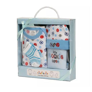 4 Piece Baby Boy Gift Set Box - Benzie Gifts