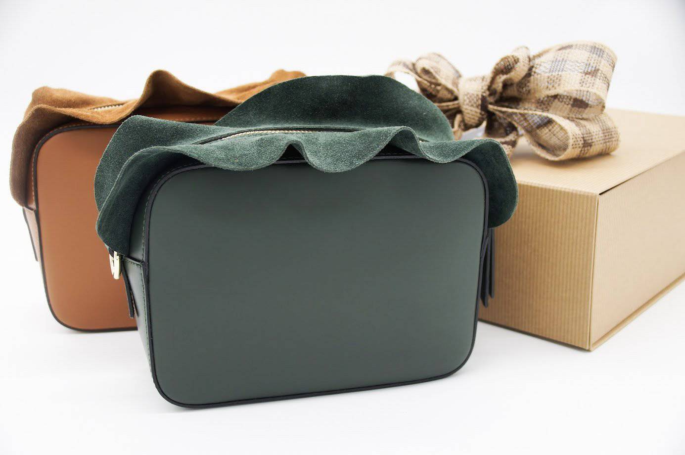 Italian Leather Shoulder bag - Benzie Gifts