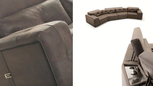 Lounge Leather Luxury Sofa - Benzie Gifts