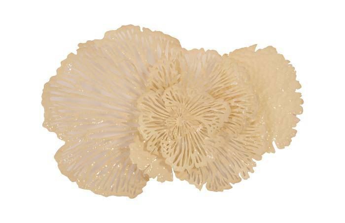 Flower Wall Art Ivory - Benzie Gifts
