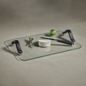 Laguna Nickle and Leather Drinkware set - Benzie Gifts