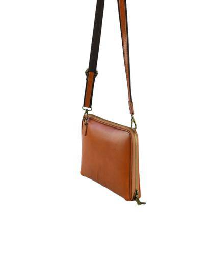 Italian Genuine Leather Modern Cross Shoulder Bag - Benzie Gifts